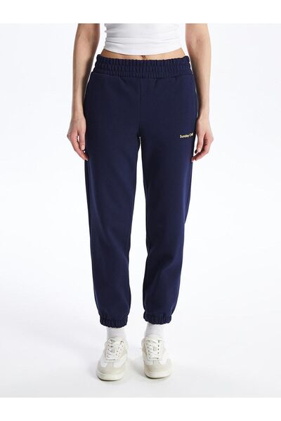 LC Waikiki LCW Vision Beli Lastikli Baskılı Kadın Jogger Eşofman Altı