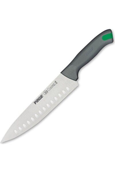 PİRGE Pirge Gastro Şef Bıçağı Oluklu 21 Cm Gri