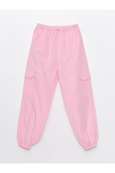LC Waikiki Girls Cargo Jogger Pants - LCW Kids, Elastic Waist
