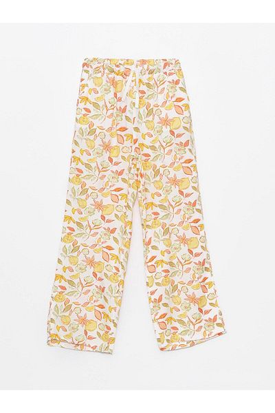 LC Waikiki LCW Kids Girls Wideleg Παντελόνι - Ελαστική μέση