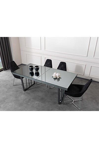 Curra Home Fuesgo Yaşam Odası Yemek Odası Oturma Odası Masası Çeyiz Cam Masa