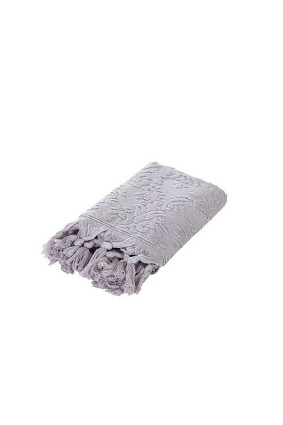 Sevim Prosop de mână liliac - 50x90 cm, 100% bumbac, cu franjuri, absorbție mare de apă
