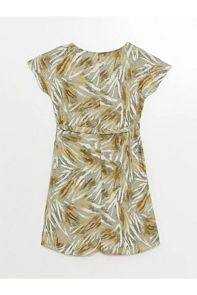 LC Waikiki LCW Grace - Women's Crew Neck Print Dress, Short Sleeve