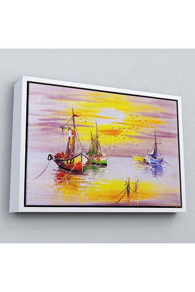 Harita Sepeti În rame Veneția Italia Pictură în ulei Vedere Decorativă Pictură murală pe pânză-3487