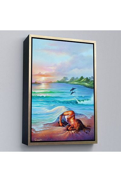 Harita Sepeti Tablou de perete pentru fete cu Coranul Ocean Dreams-6209