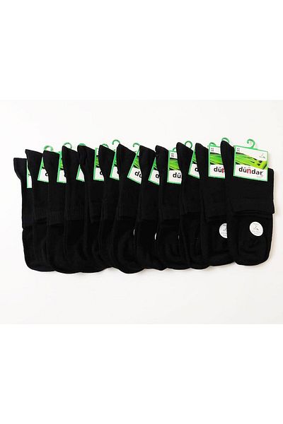 Dündar Plus Ανδρικές κάλτσες Bamboo Conch Bootie 12τμχ