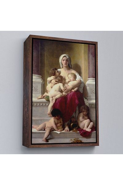 Harita Sepeti Femei și copii în căminul de cultivare într-un cadru William-Adolphe Bouguereau-6147