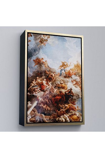 Harita Sepeti Pictură decorativă de perete cu îngeri renascentisti înrămate-6229