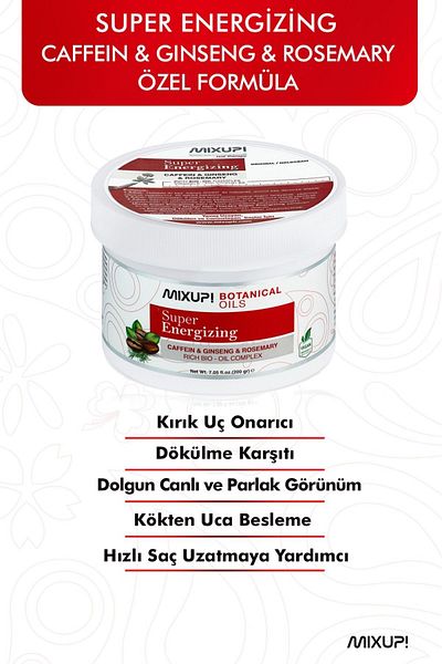 Mixup Super Energizing - Anti-Shedding & Hair Strengthening Botanical Oil Complex 200 gr