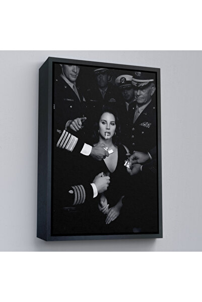 Harita Sepeti Uramljena dekorativna zidna slika Lana Del Rey-6372