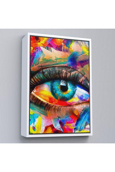 Harita Sepeti Pictură în ulei colorată înrămată Pictură pentru ochi-6329