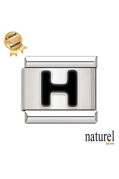 Naturel Tılsım Italian Stainless Steel 9mm Charm