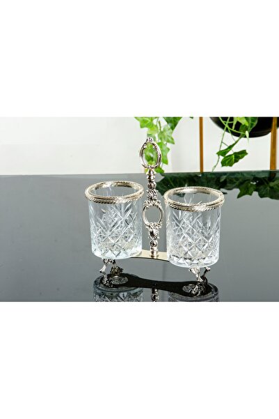 BULUTHOMEAKSESUAR 2' Lİ KAŞIKLIK GÜMÜŞ