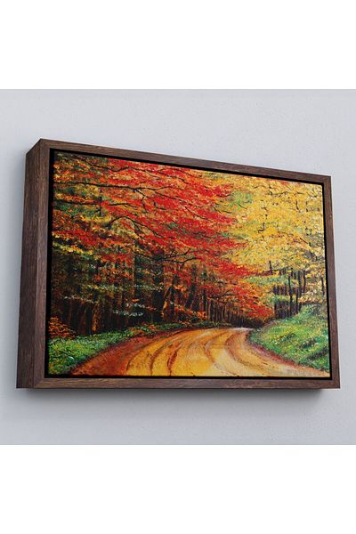 Harita Sepeti Rama Drumul Pădurii Pictură în ulei Vedere Decorativă Pictură murală pe pânză-3764