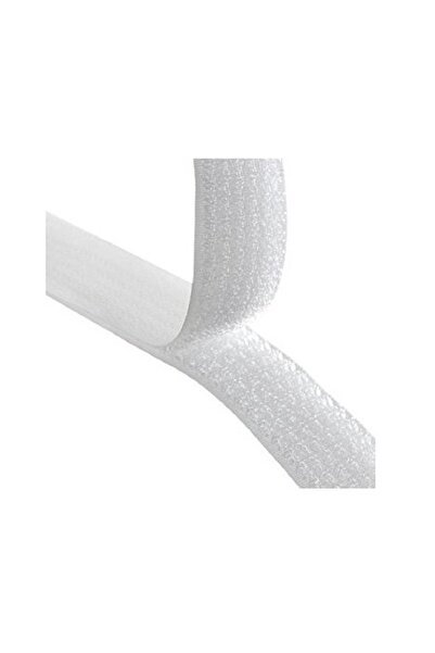 Bayar Kumaş Beyaz Cırt Cırtlı Bant 2 Çift Taraflı Amerikan Fermuarı 2 Cm Geni...