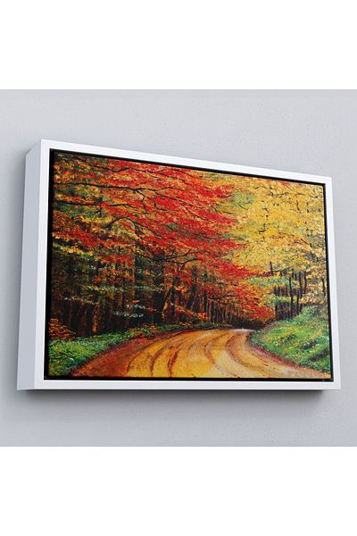 Harita Sepeti Rama Drumul Pădurii Pictură în ulei Vedere Decorativă Pictură murală pe pânză-3764