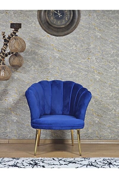 ZAFİR Tekli Papatya Çay Seti Koltuk  Gold Sivriltme Ayak, Balkon, Salon, Ofis, Koltuk Takımı, Tekli Berjer