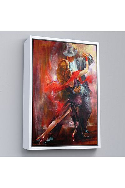 Harita Sepeti Pictură de cuplu care dansează Tango în rama, Alvarez - Tango Argentino-6418