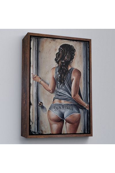 Harita Sepeti Pictură decorativă de perete pentru femei Sexi Popolu cu cadru-6120