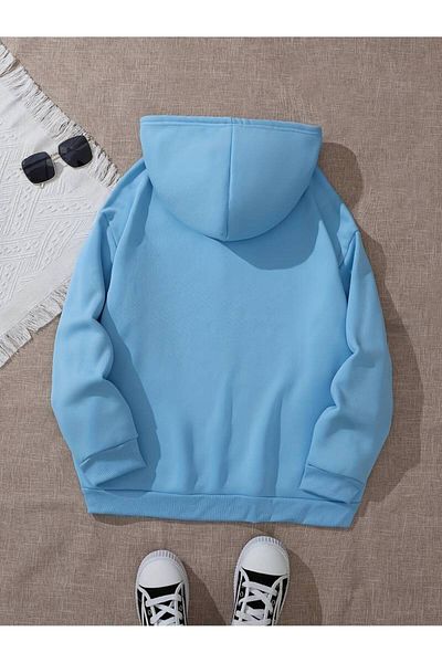 AMMA Χειμερινό φούτερ Unisex Oversize Panda με κουκούλα - 3 κλωστές