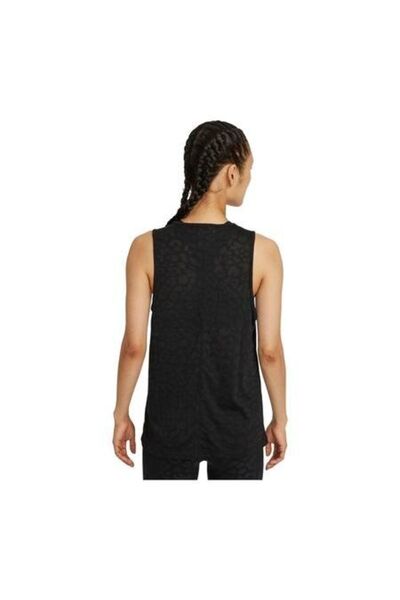 Nike Pro Dri-fit Printed Siyah Kadın Atlet Dj6442-010