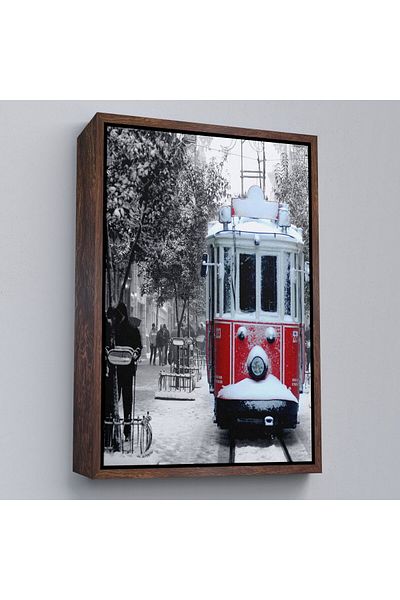 Harita Sepeti O stradă Istiklal înghețată într-un cadru și un tablou nostalgic cu tramvii-6404