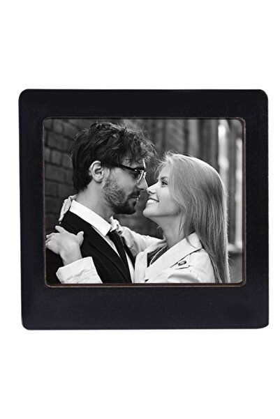 SIRADIŞI REKLAM Wooden Polaroid Mini Photo Frame - 9X9Cm 2 Pcs