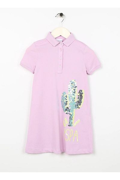U.S. Polo Assn. Îmbrăcăminte Arien - Rochie tricotată pentru fete Magnolia