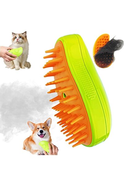 PETS HOME Buharlı Kedi & Köpek Yıkama Fırçası Tarağı