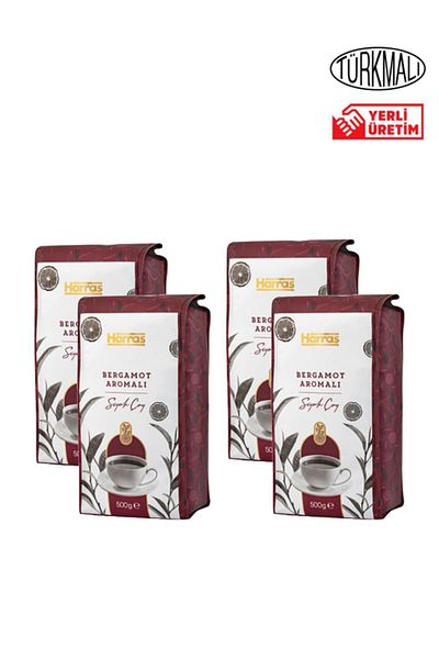 Harras Black Tea with Bergamot Search 500grx4 Pack