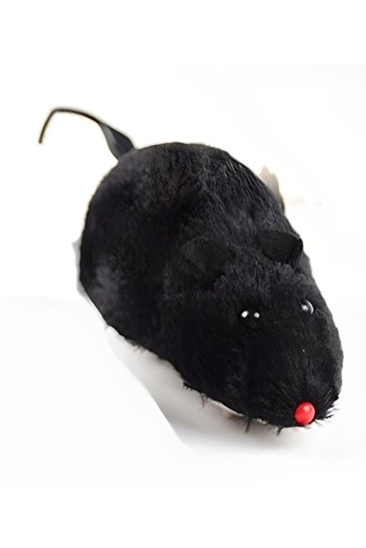 CMT Wind-Up Cat Training Toy Furry Mouse