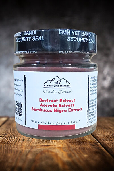 Nurbal Şifa Merkezi Karamürver Kırmızı Pancar Acerola Ekstrak 120 Gr