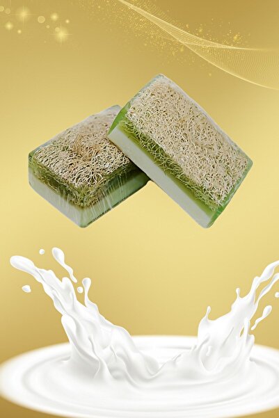 Seonland صابون الصبار - 100% طبيعي من ألياف اليقطين، نقي، صابون الصبار الحليب...