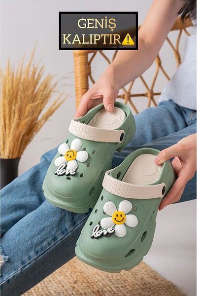 Slipcat High Heeled Deniz Sabo Doctor Nurse Hospital Comfort Sandals