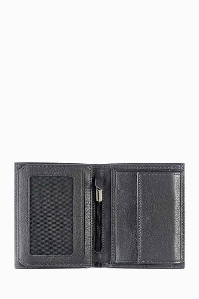 DAMY Ανδρικό δερμάτινο πορτοφόλι RFID Protected - Coin Gift Wallet Anthracite K1101