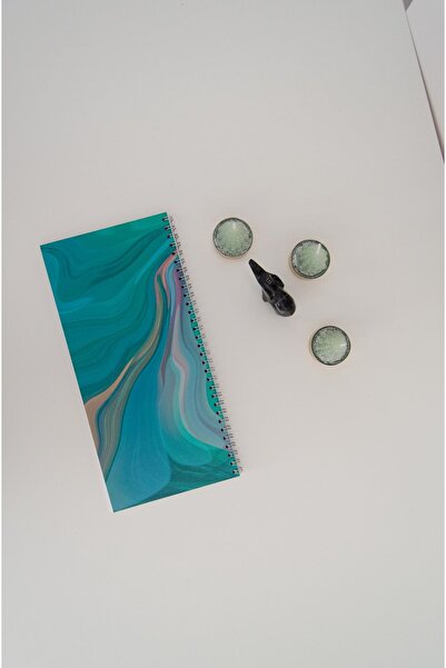 Linu Tasarım Blue Way Spiralli Masaüstü Planner