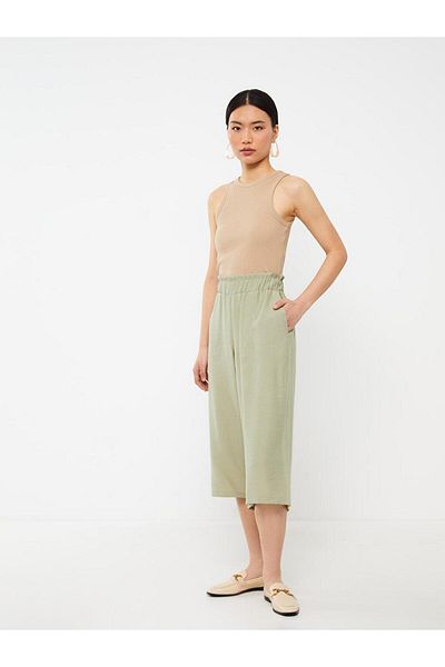 LC Waikiki LCWAIKIKI Basic Ελαστική Μέση Άνετη Εφαρμογή Γυναικείο Κάπρι
