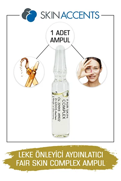 Skin Accents Fair Skin Complex Skin Serum - Brightening, 1 Dermaroller and Dermapen Serum