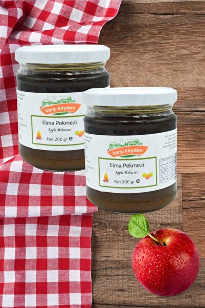 Karşı Köyden Elma Pekmezi (2 ADET X 200GR - CAM KAVANOZ)
