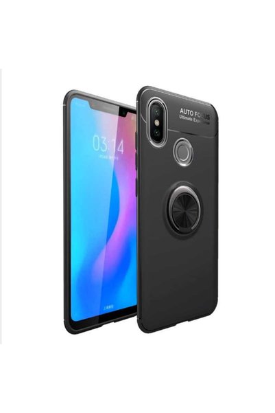 Generic Brand حافظة متوافقة مع هاتف Xiaomi Redmi Note 7 غطاء سيليكون مع حامل ...