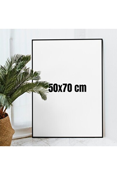 Hiruko Tasarım Atölyesi Ahşap Çerçeve Iç Ölçü 50x70 Cm Premium Frame Siyah & ...