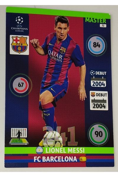 Panini Lionel Messi Master Card