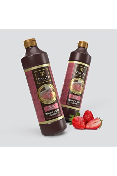 Callei Çilek Şişe Waffle Çikolatası 1000gr