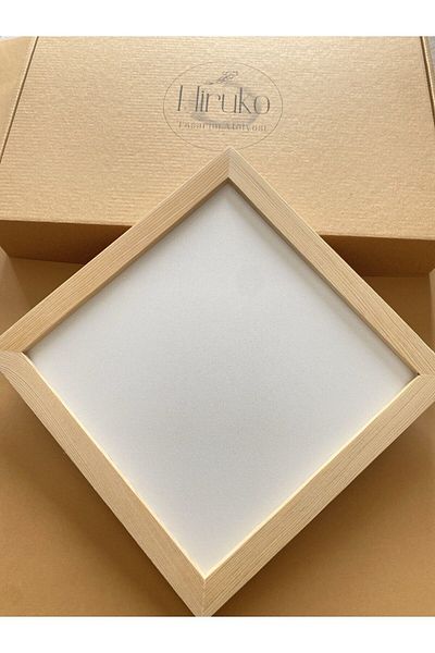 Hiruko Tasarım Atölyesi 20x20 Cm Premium Frame Wooden Frame - Set of 2 Memory-Photo Frame