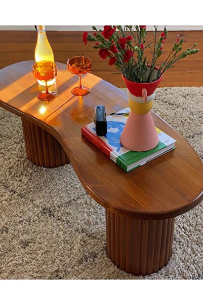 BÜYÜK İNCİ Ahşap Orta Sehpa