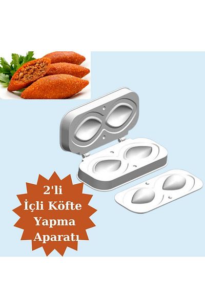 Home 2-Piece Inside Meatball Making Apparatus