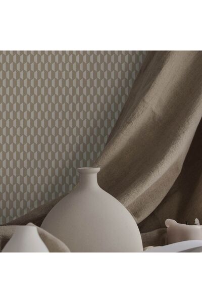 İnci Concept Adawall Omega 23208-5 Altıgen Geometrik Desen Duvar Kağıdı 16,50 M²