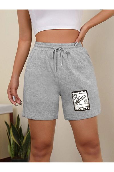 AY MONTANA AYMONTANAUnisex Chain Saw Printed Shorts