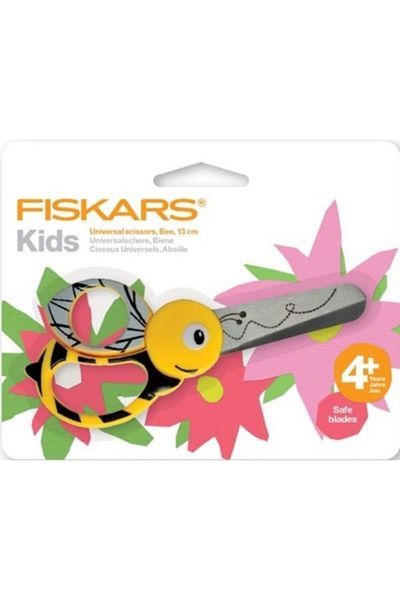 FiSKARS Fiskars Children's Scissors - Bee (LEFTHANDED & RIGHTHANDED)