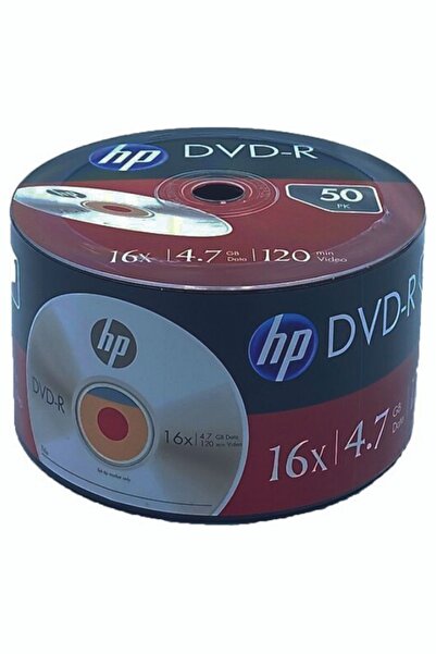 HP boş dvd Dvd-r 16x 4.7 Gb 50 Li Paket Boş Dvd yazdırılabilir dvd